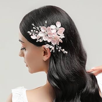 Amazon.com : JKQBUX Sweet Elegant Bride Wedding Party Hair